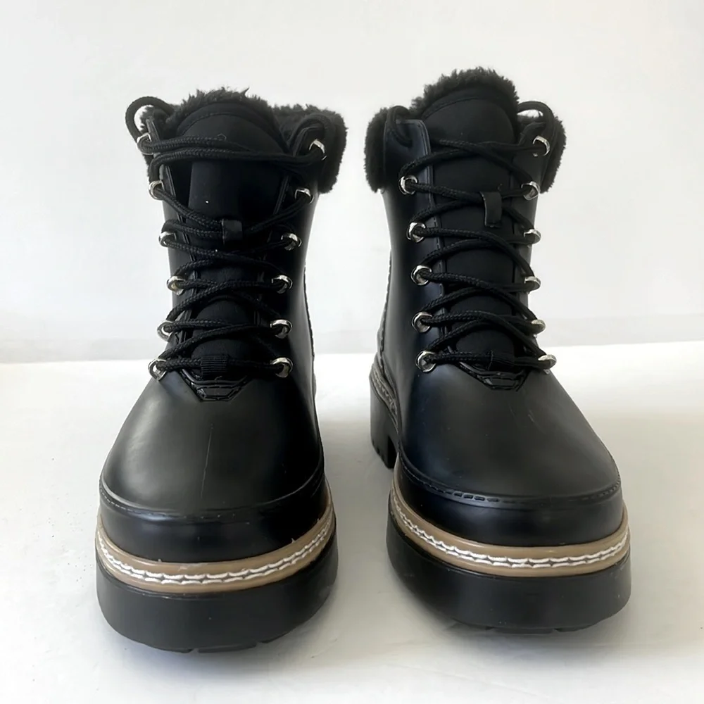 Marc Fisher Women’s Waterproof Winter Lace Up Lug Sole Boots Size 8 - Picture 7 of 10